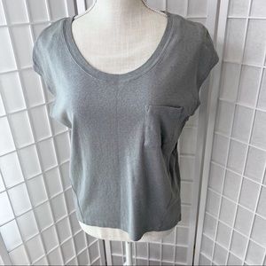 NWT REVOLVE Bobi Overcast Gray Sleeveless Tee | Small